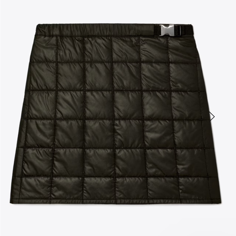 Tory Burch Black Quilted Skirt